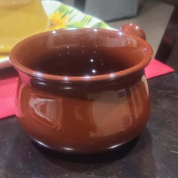 Buchase Set of  3 Chili SoupDinner Handled Bowls Glazed-EUC - Picture 3 of 7